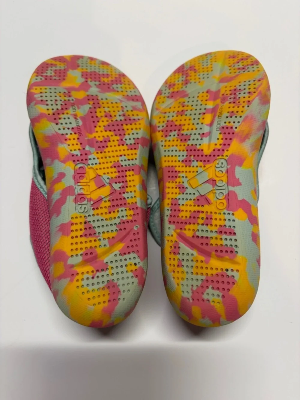 Adidas Disney Minnie Mouse Water Shoes Girls Pink Slip On Beach Size 11